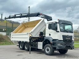 MAN TGS 33.440 6x6 /3-Seiten- Kipper /  HIAB 228-4