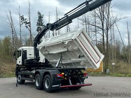 MAN TGS 33.440 6x6 /3-Seiten- Kipper /  HIAB 228-4