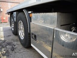 Scania G410 6x2 gas truck with HMF 2820 crane and 3-way t