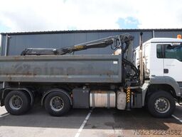 MAN TGS 26.440 6x6 cable system tipper truck with p...