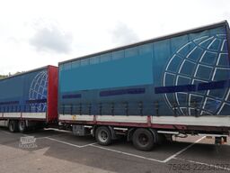 Scania R 400 6x2 curtainside in combo with Burg trailer