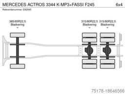 Mercedes-Benz ACTROS 3344 K-MP3+FASSI F245