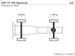 DAF CF 430 Spacecab