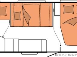 HOBBY Excellent Edition 545 KMF 2.000 kg TV-Halterung!