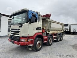 SCANIA G 440 Mulde 8x4 blatt AP hydr Heckklappe
