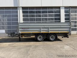 Möslein DTD 18 Schwebheim  19 t Tandemkipper- Tieflader- Aufsatzbordwände