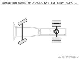 Scania R560 4x2NB - HYDRAULIC SYSTEM - NEW TACHO - RET...
