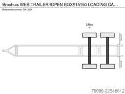 Broshuis WEB TRAILER!!OPEN BOX!!15150 LOADING CAPACITY!!