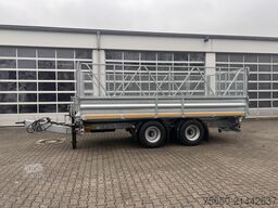 Möslein TTD 19 AB  19 t Tandemkipper Tieflader, BreitbereifungGitteraufsatz