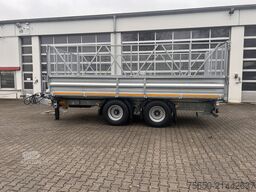 Möslein TTD 19 AB  19 t Tandemkipper Tieflader, BreitbereifungGitteraufsatz