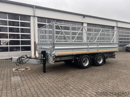 Möslein TTD 19 AB  19 t Tandemkipper Tieflader, BreitbereifungGitteraufsatz