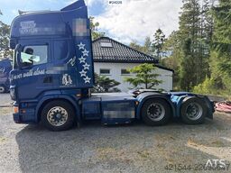 Scania R500 6x2 truck with onspot and reupholstered cabin