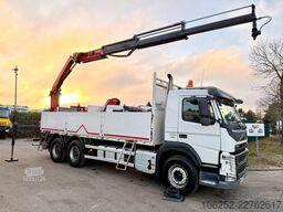 Volvo FM 420 6x4 BAUSTOFF + KRAN PALFINGER PK18502 SH...