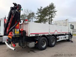 Volvo FM 420 6x4 BAUSTOFF + KRAN PALFINGER PK18502 SH...