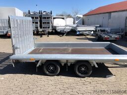 Hapert Indigo LF-2 3550 x 1690 x 200 mm, 3,5 to. Gitterrampe, 100 km/h, Parabelfederung