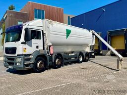 MAN TGS 35.400 8x4 TSCI auger, RETARDER,   6 COMPAR...
