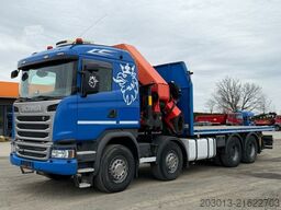 SCANIA G450 8x4 Pritsche mit Kran Palfinger PK76002 EH