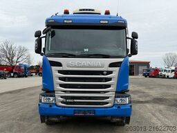 SCANIA G450 8x4 Pritsche mit Kran Palfinger PK76002 EH