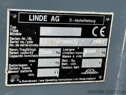 Linde S50 //Perfect/Lke new/2346 hours