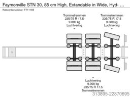 Faymonville STN 30, 85 cm High, Extandable in Wide, Hyd- Ra...