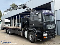 Platforma ładunkowa MAN TGA 26.310 HIAB 122-E4 Duo, Banden 95%, Nieuwst...