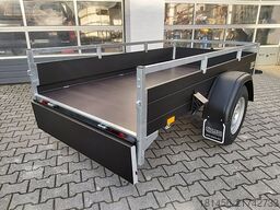 Saris schwarzer Anhänger Aluminium 1300kg gebremst