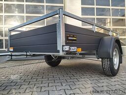 Saris schwarzer Anhänger Aluminium 1300kg gebremst