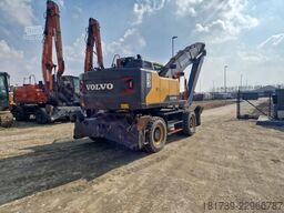 Volvo EW240E wheeled excavator