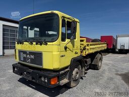 MAN 12.222 Kipper Blatt Meiller 3 Seiten AHK