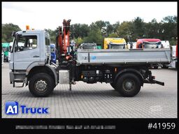 MERCEDES-BENZ Axor 1833, 4x4, Kran 3 Seiten Kipper, Funk
