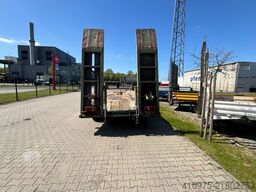 FLIEGL DTS 300 P 3-Achs Tieflader Plateau hydr. Rampen
