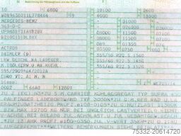 Mercedes-Benz Actros 2545 GIGA Carrier Diesel 7m LBW