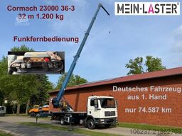MAN 8.180 Cormach 23000 36-3 32 Meter Montagekran