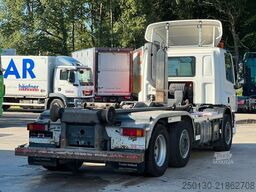 DAF CF 250 VDL-Abrollkipper mit Planenaufbau u. LBW