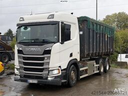 Scania R580 6x2 Hookloader – NTM bodywork