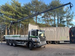 Scania P380 8x4 TRIDEM + CRANE HIAB 166 ES-5 HIPRO - R...