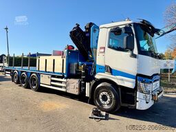 Renault C480 8x4 Pritsche + Kran (20m!) PALFINGER PK330...