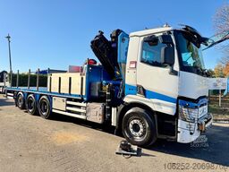 Renault C480 8x4 TRIDEM + CRANE (20m!) PALFINGER PK3300...