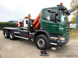 Scania P400 6x4 HOOKLIFT + CRANE PALFINGER PK9001 EH -...