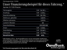 MERCEDES-BENZ Sprinter 317 CDI Pritsche Automatik,KlimaAHK2,8t