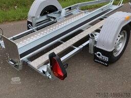 BLYSS Motorradanhänger 249x21cm Anhänger 400kg zGG