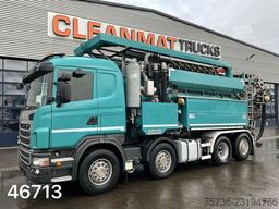 Scania G 480 8x2 Holzmaan 15m³ Combi kolkenzuiger Recy...