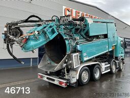 Scania G 480 8x2 Holzmaan 15m³ Combi kolkenzuiger Recy...