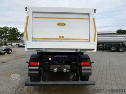 MEILLER 2-achs Stahlmulde, E-Verdeck, hydr. Heckklappe