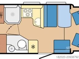 HOBBY Optima De Luxe T70 GE (ex.27) Autom., SAT, Lit.