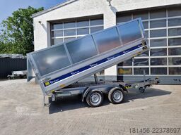 trailershop riesig Debon PW 3.6 mit Bordwandaufsatz elektro
