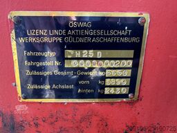 Linde H 25 D Diesel Frontstappler