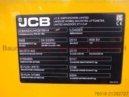 JCB 409 gebraucht 880h 40 km/h Klima