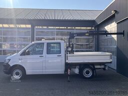 VW Transporter 2.0 TDI L2H1 DC Laadkraan Airco Tre...