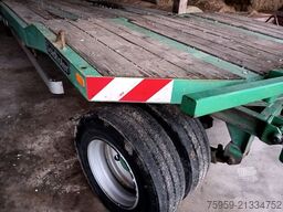 GOLDHOFER TÜ16/80 2-Achs Tieflader BPW Reifen+Bremsen 90%